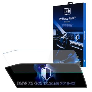 Matná ochranná fólie na displej navigace pro BMW X5 G05 2018-23 – 3mk TechWrap Matte™ Center Display