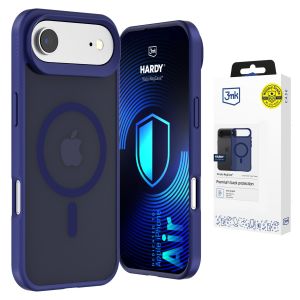 Kouřové pouzdro s MagSafe pro Apple iPhone Air – 3mk HARDY® Hazy MagCase™ Blue