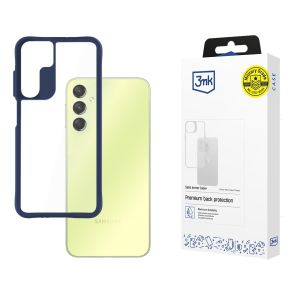 Pouzdro na Samsung Galaxy A25 5G - 3mk Satin Armor Case+ Modré