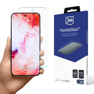 Hybridní nerozbitné sklo na Google Pixel 10/ 10 Pro - 3mk FlexibleGlass™