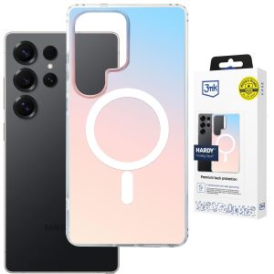 Holografické pouzdro s MagSafe pro Samsung Galaxy S25 Ultra - 3mk HARDY® PrisMag Case™