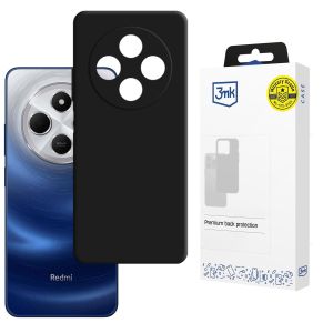 Puzdrá silikonové na Redmi 14C / Redmi A4 5G - 3mk HARDY® Mellow Case™ Black