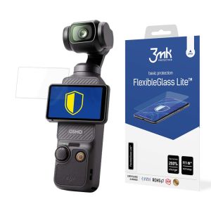 Nerozbitné hybridní sklo na DJI Osmo Pocket 3 - 3mk FlexibleGlass Lite