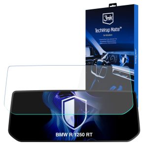 Matná ochranná fólie na displej navigace pro BMW R 1250 RT – 3mk TechWrap Matte™ Center Display