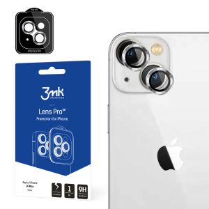 Temperované sklo na objektiv fotoaparátu pro Apple iPhone 14 Plus - 3mk Lens Protection Pro Black