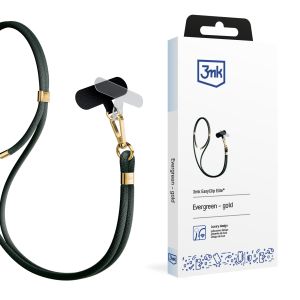 Smyč do smartphonu 3mk EasyClip Elite Evergreen (gold)