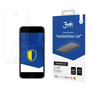 Nerozbitné hybridní sklo na Apple iPhone SE - 3mk FlexibleGlass Lite