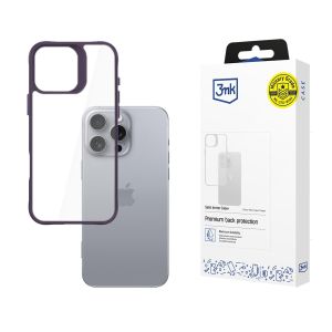 Pouzdro na Apple iPhone 16 Pro Max - 3mk Satin Armor Case+ Purple