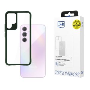Pouzdro na Samsung Galaxy A35 5G - 3mk Satin Armor Case+ Zelené