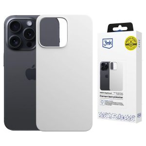 Pouzdro na Apple iPhone 13 Pro Max - 3mk Hardy MagSilicone Stříbrno-Bílé
