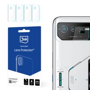Sklo na objektiv fotoaparátu pro Asus ROG Phone 6/6 Pro/6D/6D Ultimate - 3mk Lens Protection
