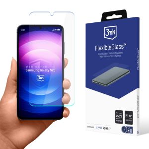 Hybridní nerozbitné sklo na Samsung Galaxy S25 - 3mk FlexibleGlass™