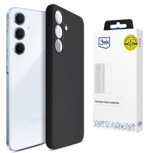 Puzdrá silikonové na Samsung Galaxy A55 5G - 3mk HARDY® Mellow Case™ Black