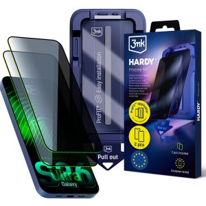 2x Ochranné sklo s aplikátorem na Samsung Galaxy S26 Ultra - 3mk Hardy Privzone 9H