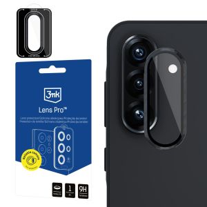 Temperované sklo na objektiv fotoaparátu pro Samsung Galaxy A36 - 3mk Lens Protection Pro Black
