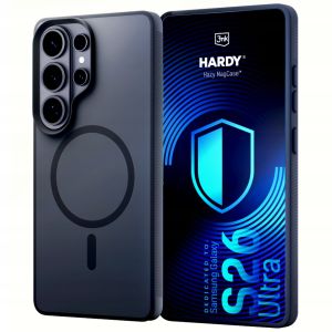 Kouřové pouzdro s MagSafe pro Samsung Galaxy S26 Ultra – 3mk HARDY® Hazy MagCase™ Black