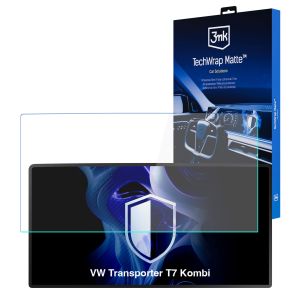 Matná ochranná fólie na displej navigace pro VW Transporter T7 Kombi 2024- – 3mk TechWrap Matte™ Center Display