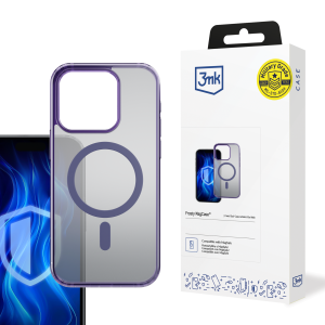 Pouzdro na Apple iPhone 16 Pro Max - 3mk Frosty MagCase Fialová