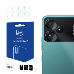 Sklo na objektiv fotoaparátu pro Poco M6 Pro 5G - 3mk Lens Protection