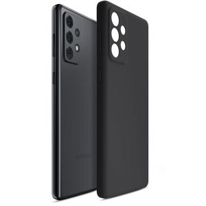 Puzdrá silikonové na Samsung Galaxy A33 5G - 3mk HARDY® Mellow Case™ Black
