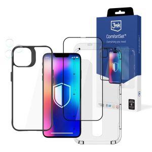 Kompletní ochrana pro Apple iPhone 13 Pro - 3mk Comfort Set 4in1