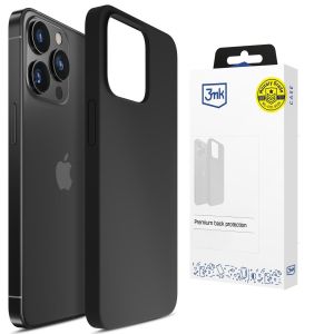 Puzdrá silikonové na Apple iPhone 15 Pro Max - 3mk HARDY® Mellow Case™ Black