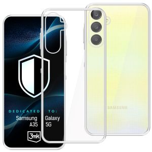 Průhledné pouzdro pro Samsung Galaxy A35 5G – 3mk HARDY® Vision Case™