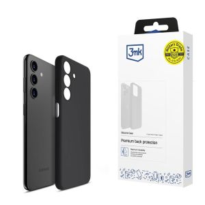 Pouzdro na Samsung Galaxy A24 4G - 3mk Silikonové pouzdro Černé