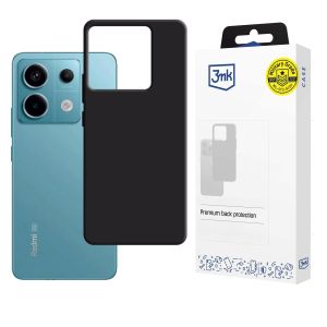 Puzdrá silikonové na Redmi Note 13 Pro 5G - 3mk HARDY® Mellow Case™ Black