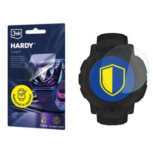 Hybridní sklo pro chytré hodinky Garmin Instinct 2/Solar - 3mk HARDY® Fusion Watch Protection™