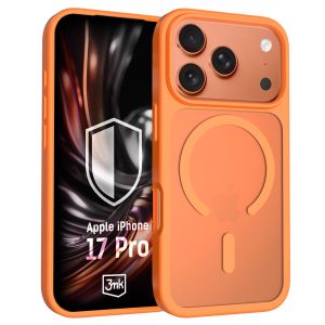 Kouřové pouzdro s MagSafe pro Apple iPhone 17 Pro – 3mk HARDY® Hazy MagCase™ Orange