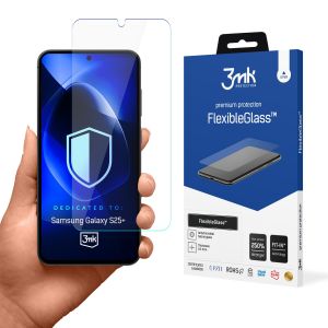 Hybridní nerozbitné sklo na Samsung Galaxy S25+ - 3mk FlexibleGlass™