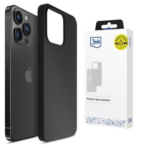 Puzdrá silikonové na Apple iPhone 16 Pro Max - 3mk HARDY® Mellow Case™ Black