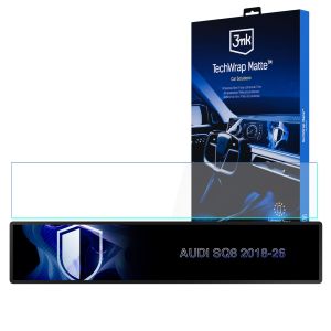 Matná ochranná fólie na obrazovku hodinek pro AUDI SQ8 2018-26 - 3mk TechWrap Matte Cluster