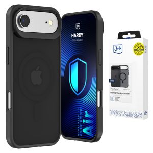 Kouřové pouzdro s MagSafe pro Apple iPhone Air – 3mk HARDY® Hazy MagCase™ Black