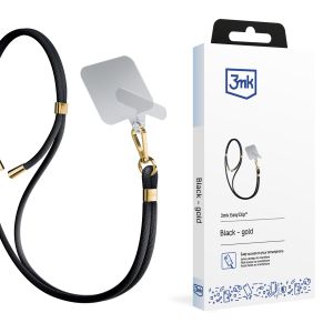 Smycz do smartphonu 3mk EasyClip Black (gold)