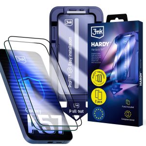 2× Tvrzené sklo s aplikátorem pro Samsung Galaxy A37/ Galaxy A57 – 3mk HARDY® Hardura 9H™