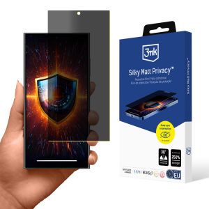 Fólie pro soukromí na Samsung Galaxy S24 Ultra - 3mk Silky Matt Privacy