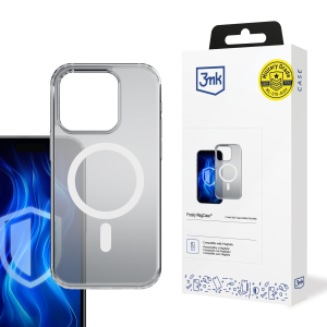 Pouzdro na Apple iPhone 14 Pro - 3mk Frosty MagCase White
