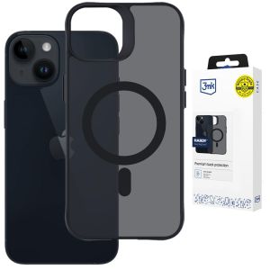 Polykarbonátové pouzdro s MagSafe pro Apple iPhone 13/14 - 3mk HARDY® Hazy MagCase™ Black