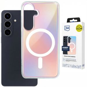 Holografické pouzdro s MagSafe pro Samsung Galaxy S26 - 3mk HARDY® PrisMag Case™