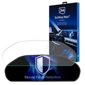 Matná ochranná fólie na obrazovku hodinek pro Skoda Fabia Selection - 3mk TechWrap Matte Cluster