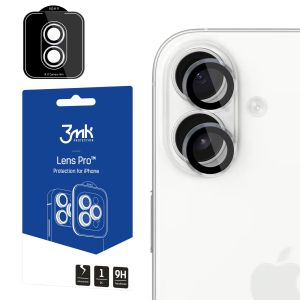 Temperované sklo na objektiv fotoaparátu pro Apple iPhone 17 - 3mk Lens Protection Pro Black