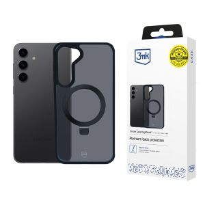 Pouzdro na Samsung Galaxy S24 - 3mk Smoke Case Mag&Stand