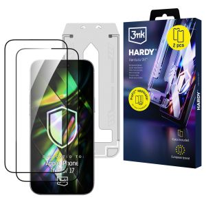 2x Ochranné tvrzené sklo s aplikátorem pro Apple iPhone 16 Pro / 17 - 3mk Hardy Hardura 9H