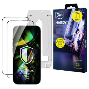 2x Ochranné tvrzené sklo s aplikátorem pro Apple iPhone 17 Air - 3mk Hardy Hardura 9H