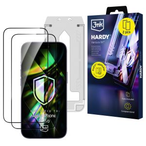 2x Ochranné tvrzené sklo s aplikátorem pro Apple iPhone 17 Pro - 3mk Hardy Hardura 9H