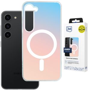 Holografické pouzdro s MagSafe pro Samsung Galaxy S23 5G - 3mk HARDY® PrisMag Case™