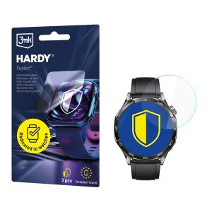 Hybridní sklo pro chytré hodinky Huawei Watch GT 5 Active 46mm - 3mk HARDY® Fusion Watch Protection™
