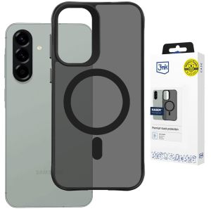 Polykarbonátové pouzdro s MagSafe pro Samsung Galaxy A36/A56 - 3mk HARDY® Hazy MagCase™ Black